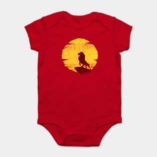 Pride Rock Sunrise Lion King Baby Bodysuit